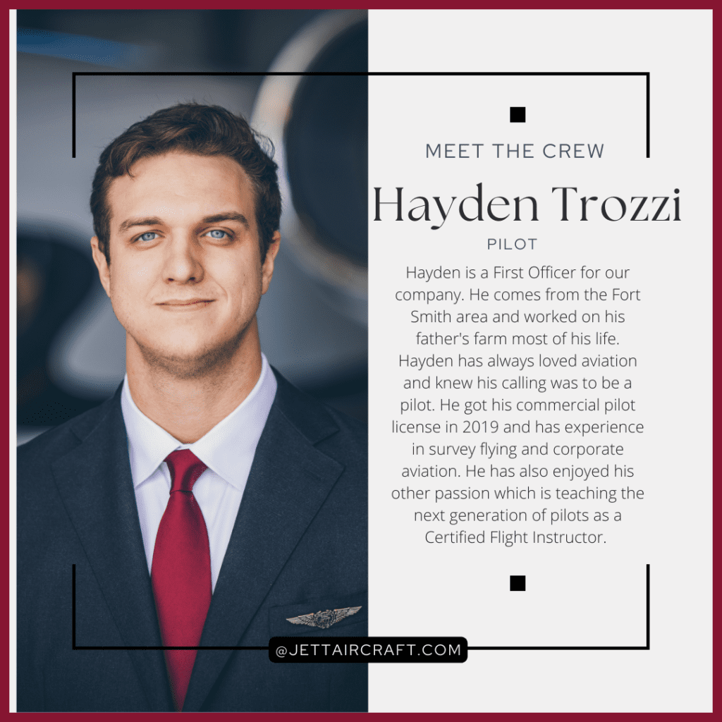 A picture of the company 's founder, hayden trozzi.